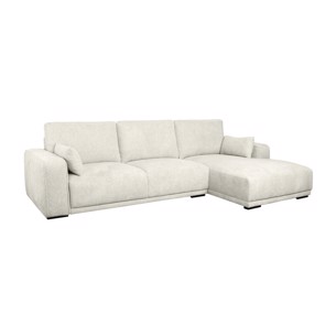 California chaiselong sofa højrevendt - sand farvet stof